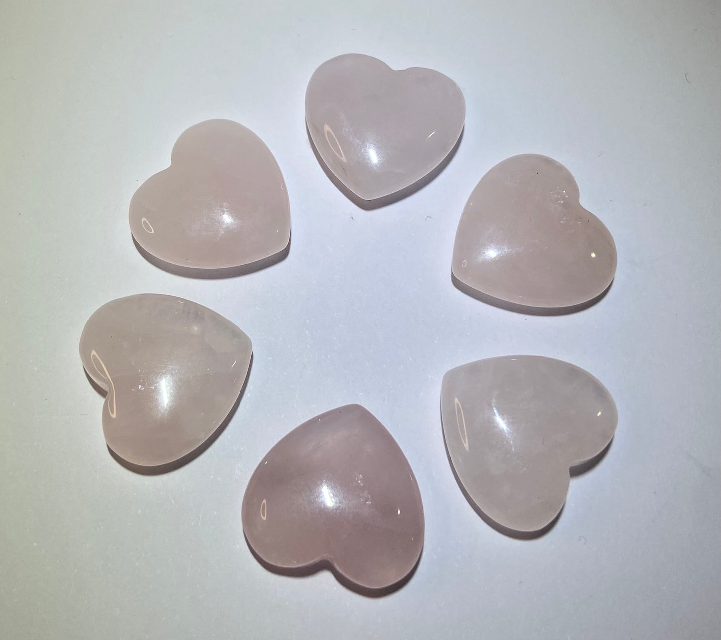Mini Rose Quartz Heart