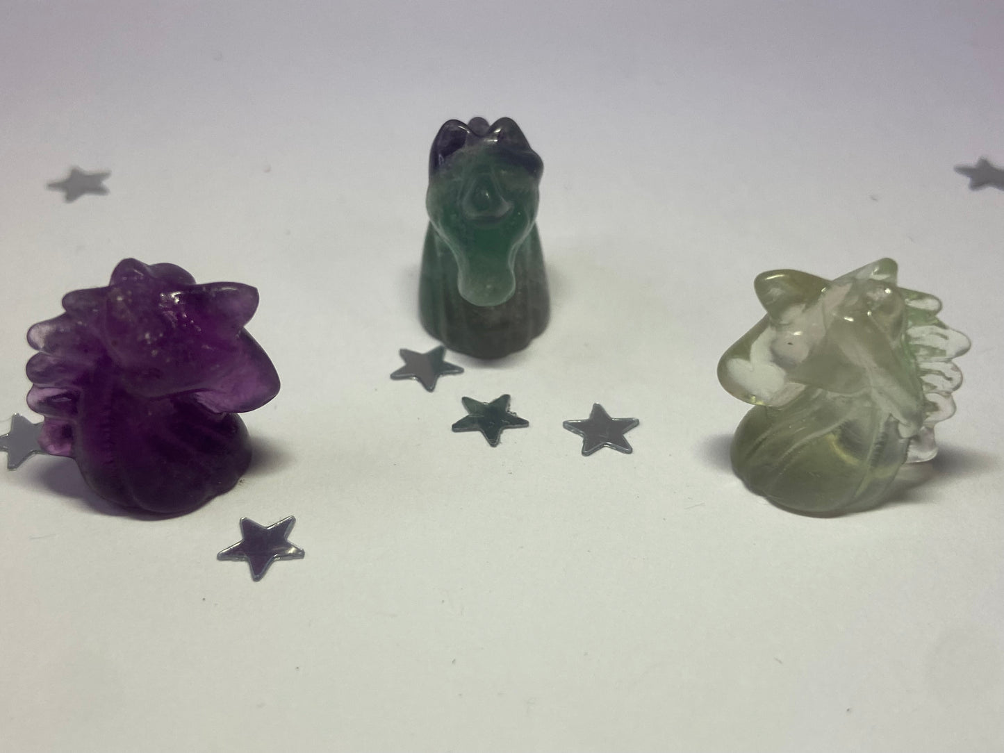 Mini Rainbow Fluorite Unicorn