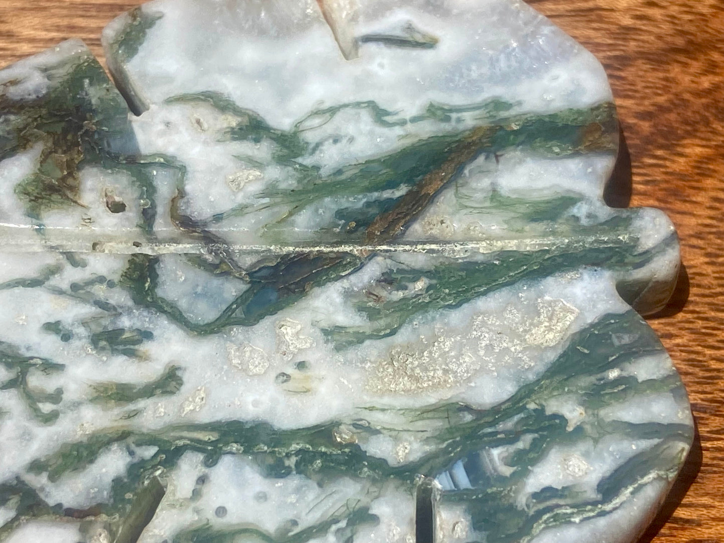 Moss Agate Leaf #4