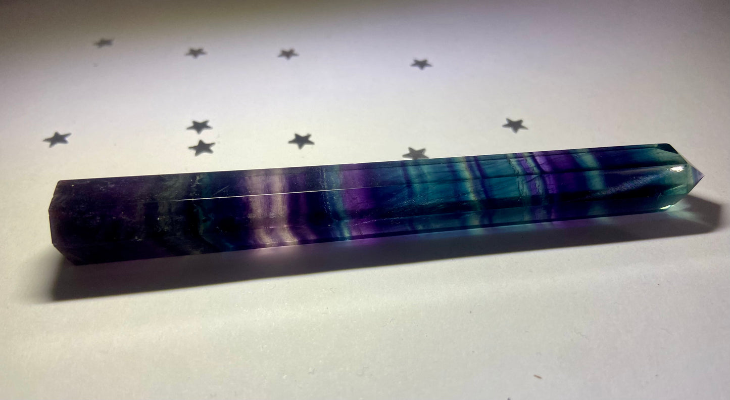 Rainbow Fluorite Tower #2