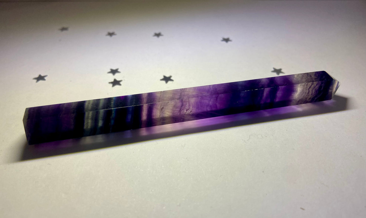 Rainbow Fluorite Tower #1