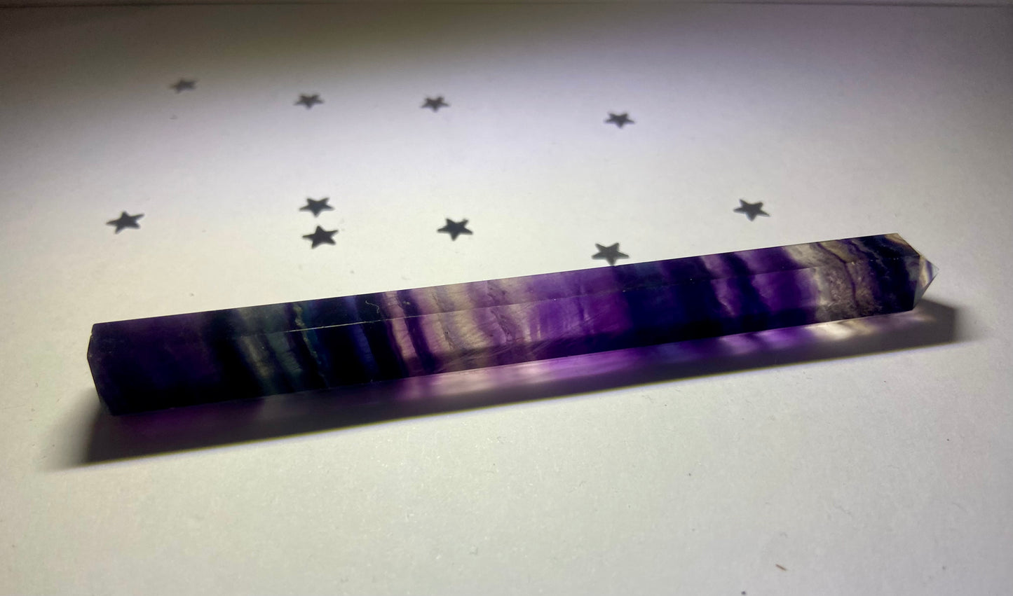 Rainbow Fluorite Tower #1