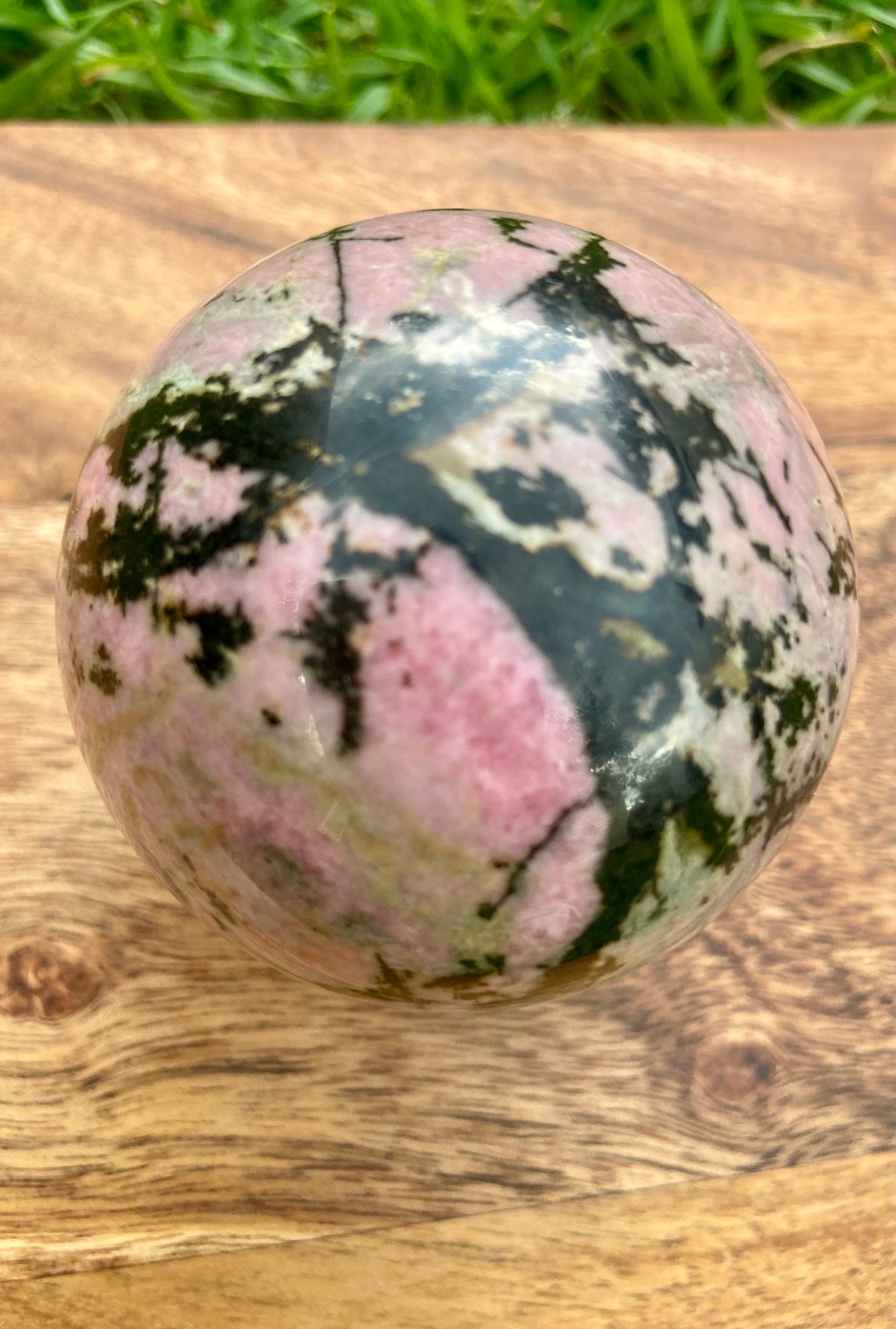 Rhodonite Sphere