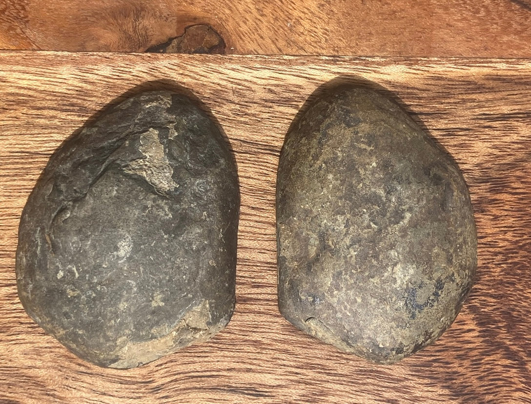 Septarian Nodule Geode Pair #2