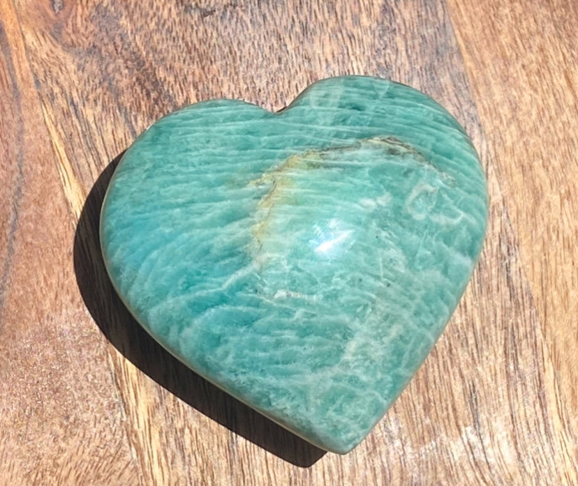 Amazonite Heart