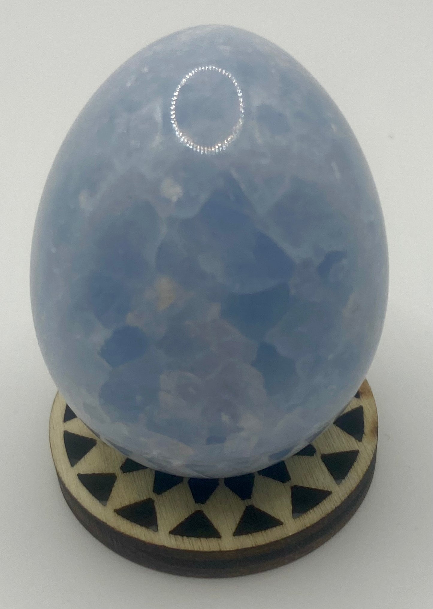 Blue Calcite Egg #2