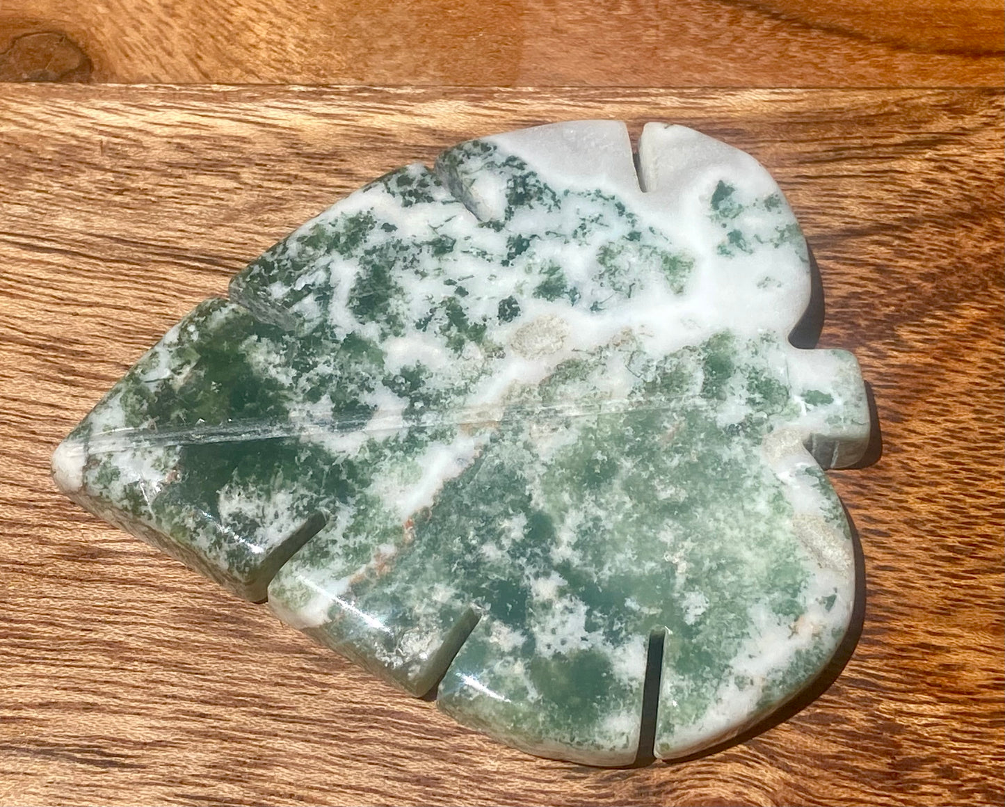 Moss Agate Leaf #1